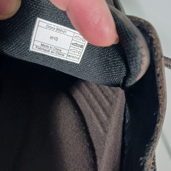 𝅺crocs Shaw Leather Lace-Up Boat Shoe - Picture 4 of 5